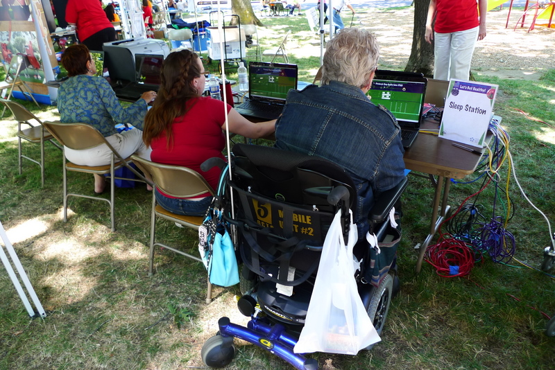 An outdoor event in Canby, Oregon in July 2010